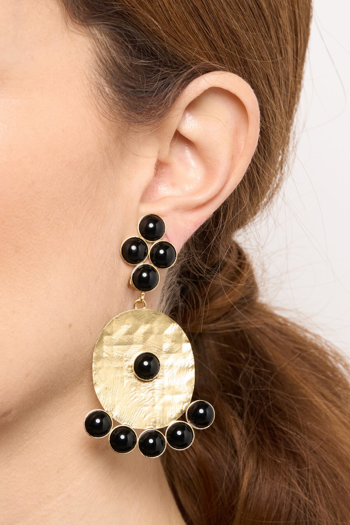 BOUCLES D’OREILLES CLIPS NOIR