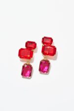 BOUCLES D’OREILLES CLIPS ROUGE