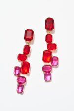 BOUCLES D’OREILLES CLIPS ROUGE