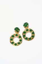 BOUCLES D’OREILLES CLIPS VERT