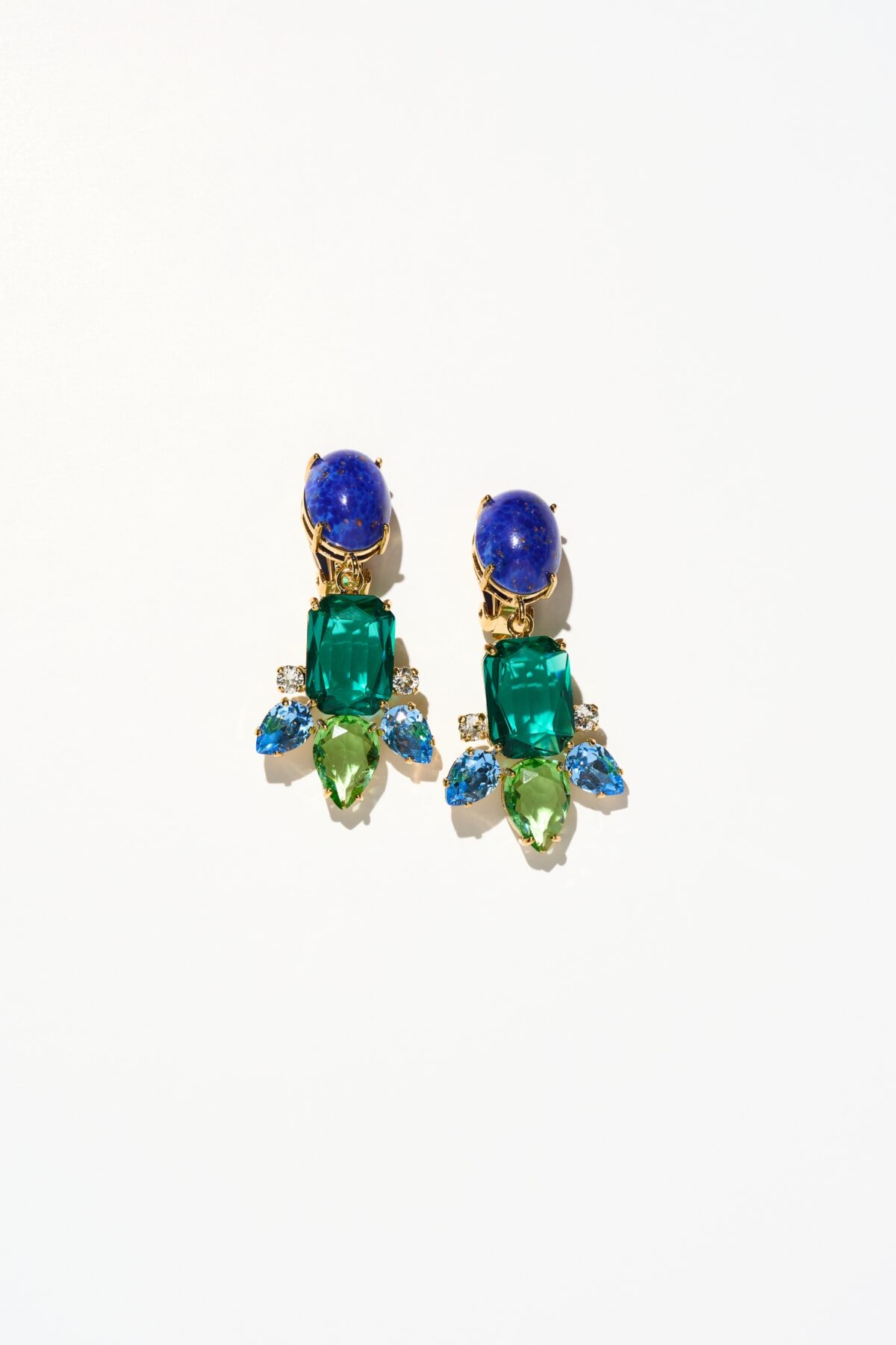 BOUCLES D’OREILLES CLIPS VERT