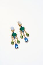 BOUCLES D’OREILLES CLIPS VERT