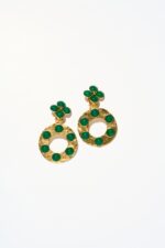BOUCLES D’OREILLES CLIPS VERT