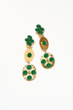 BOUCLES D’OREILLES CLIPS VERT