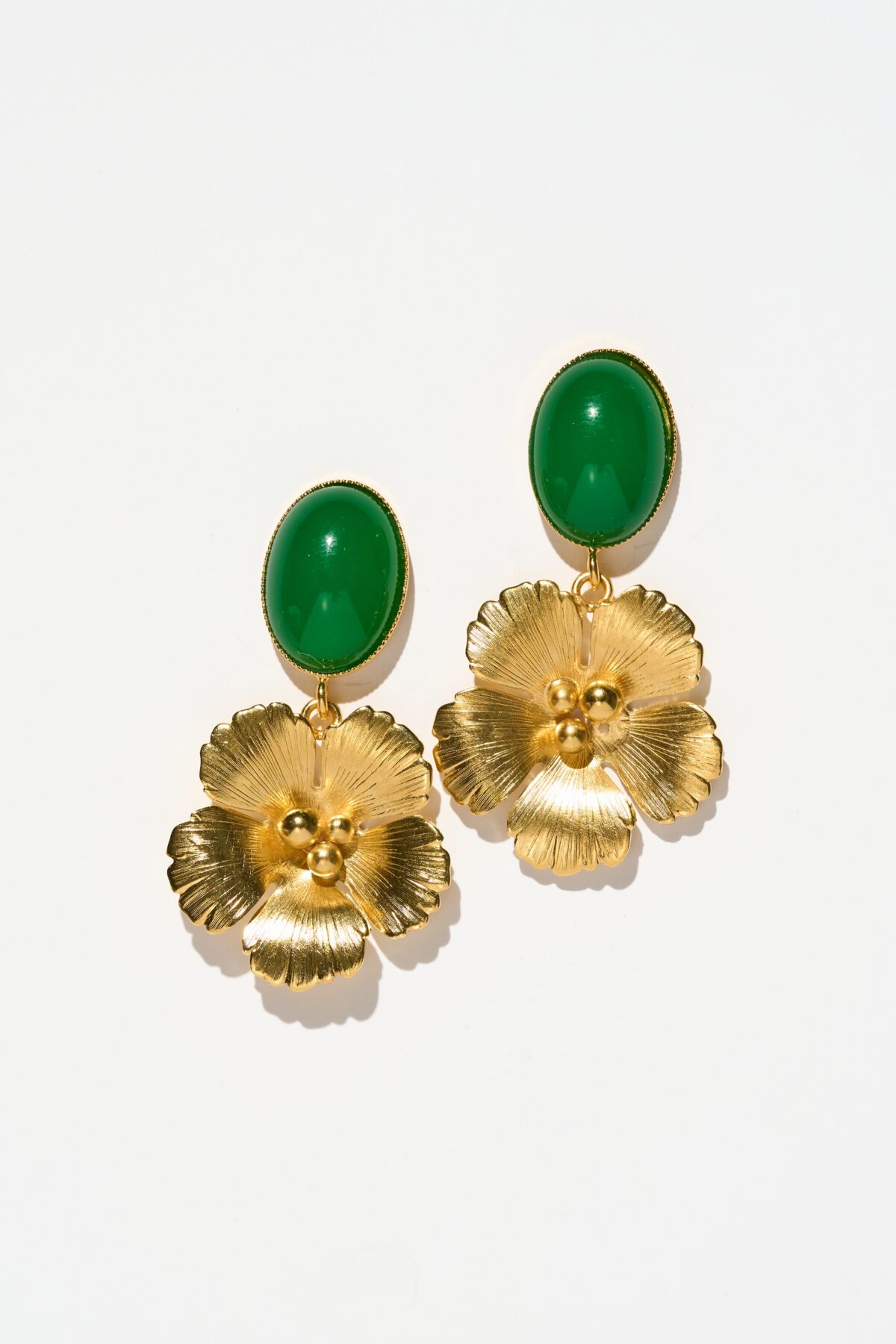 BOUCLES D’OREILLES CLIPS VERT