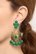 BOUCLES D’OREILLES CLIPS VERT