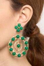 BOUCLES D’OREILLES CLIPS VERT