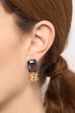 BOUCLES D’OREILLES CLIPS VIOLET