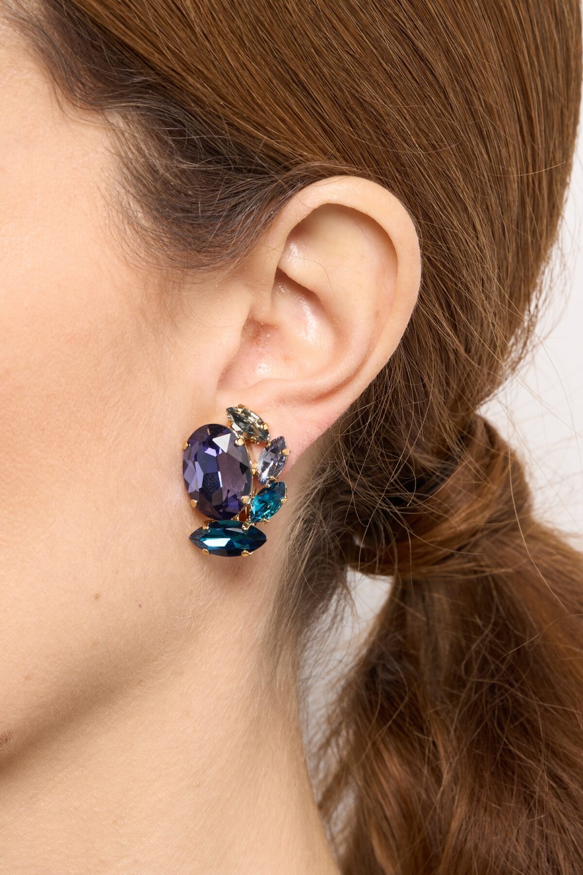 BOUCLES D’OREILLES CLIPS VIOLET