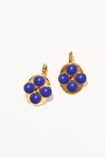 BOUCLES D’OREILLES DORMEUSES BLEU