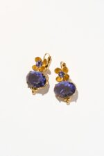 BOUCLES D’OREILLES DORMEUSES VIOLET