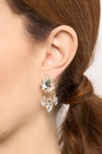 BOUCLES D’OREILLES PERCÉES CRISTAL