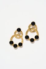 BOUCLES D’OREILLES PERCÉES NOIR