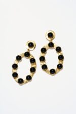 BOUCLES D’OREILLES PERCÉES NOIR