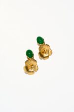 BOUCLES D’OREILLES PERCÉES VERT