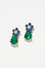 BOUCLES D’OREILLES PERCÉES VERT