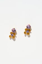 BOUCLES D’OREILLES PERCÉES VIOLET