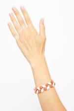 BRACELET SOUPLE CROISETTE COR