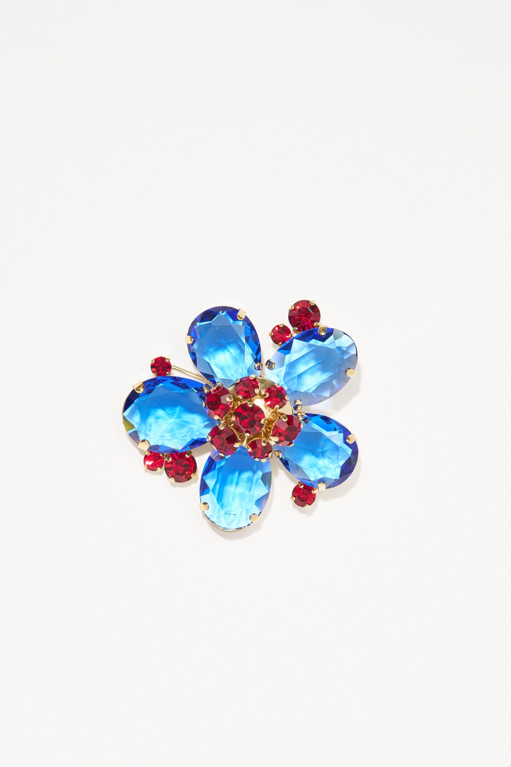 BROCHE FLEUR SOFIA BLEU