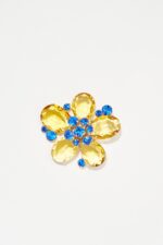 BROCHE FLEUR SOFIA JAUNE