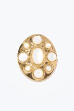 BROCHE NEW GEMS BLANC