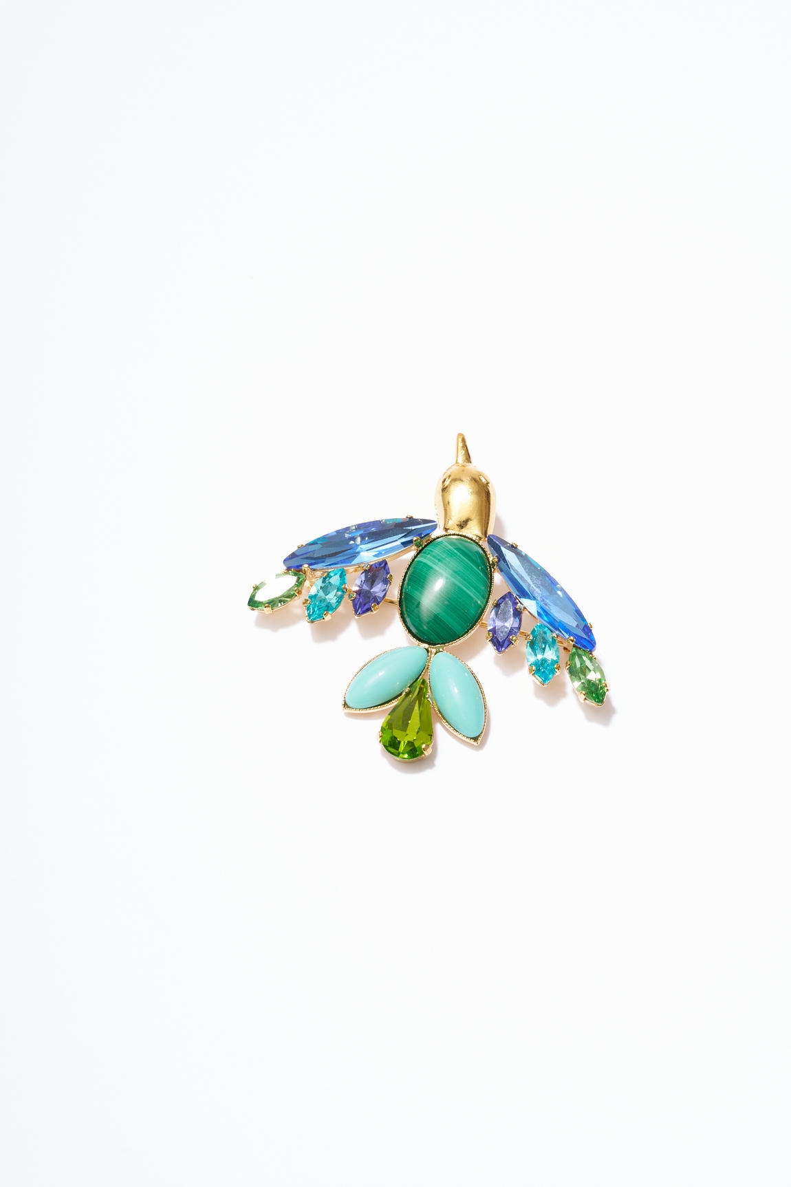 BROCHE PM COLIBRI BLEU