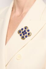 BROCHE SAINT GERMAIN BLEU