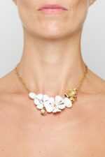 COLLIER 2 FLEURS ISCHIA PINK