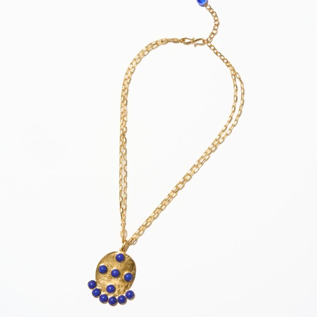 COLLIER CHAINE SAINT GERMAIN BLEU