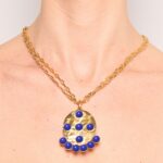 COLLIER CHAINE SAINT GERMAIN BLEU