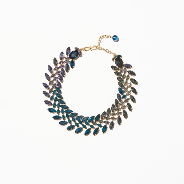 COLLIER CHOCKER PARIS BLEU