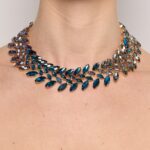 COLLIER CHOCKER PARIS BLEU