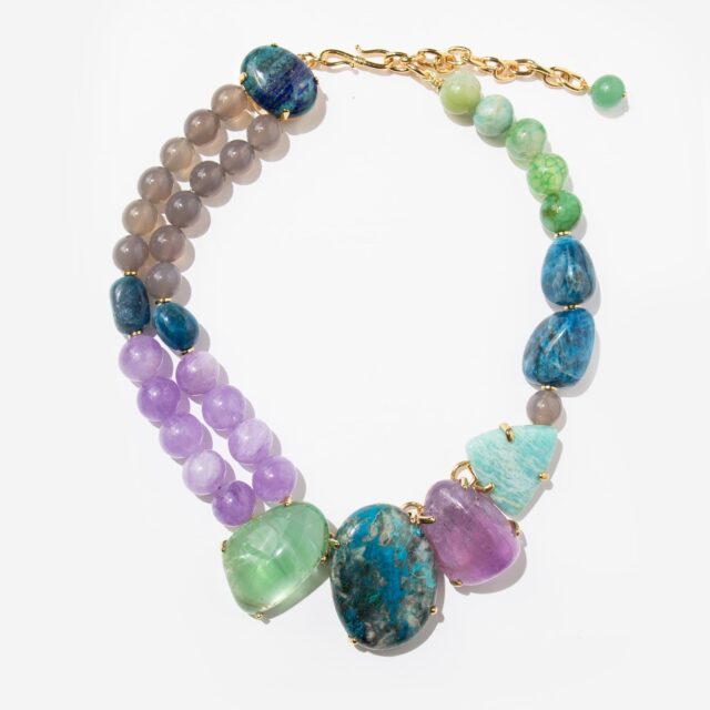 COLLIER CHRYSOCOLLE .