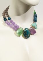 COLLIER CHRYSOCOLLE .