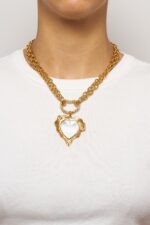 COLLIER COEUR BREAK MY HEART CRISTAL