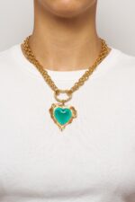 COLLIER COEUR BREAK MY HEART ZIRC