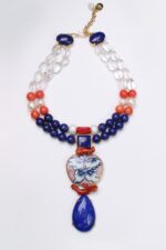 COLLIER CORAIL LAPIS
