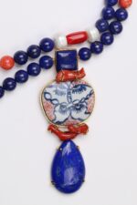 COLLIER CORAIL LAPIS