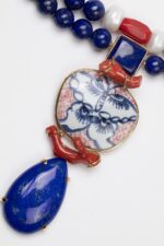 COLLIER CORAIL LAPIS