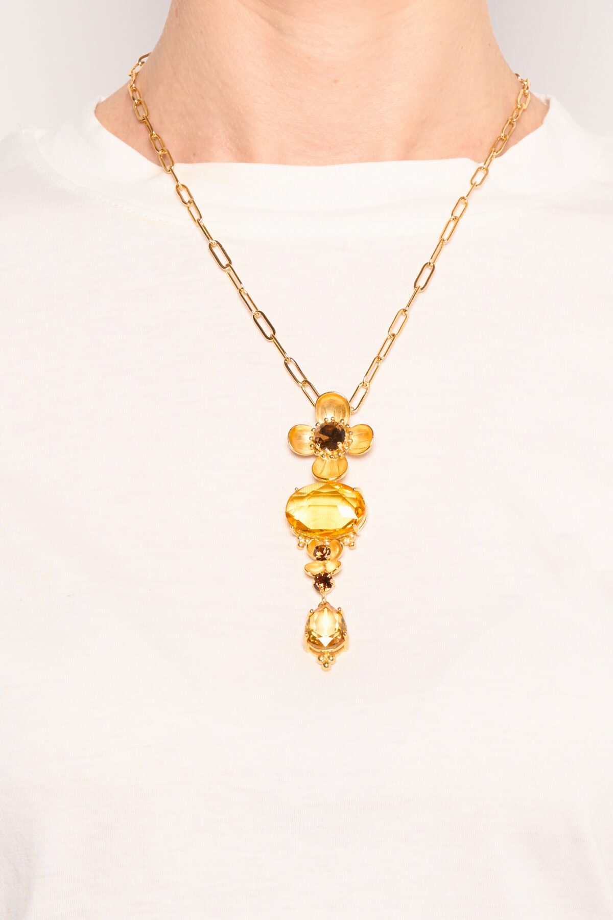 COLLIER CRAVATE SMOKEY