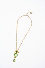 COLLIER CRAVATE VERT