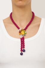 COLLIER CRAVATTE MEDICIS JAUNE
