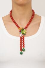 COLLIER CRAVATTE MEDICIS VERT