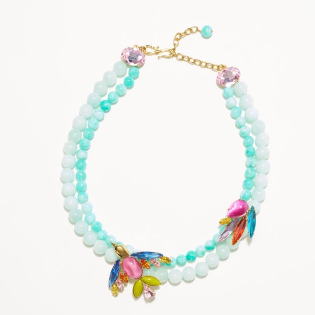 COLLIER DOUBLE RANG COLIBRI .