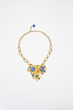 COLLIER FLEURS SOFIA JAUNE