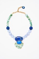 COLLIER LAPIS CELESTINE .