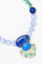 COLLIER LAPIS CELESTINE .