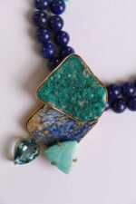 COLLIER LAPIS LAZULI .