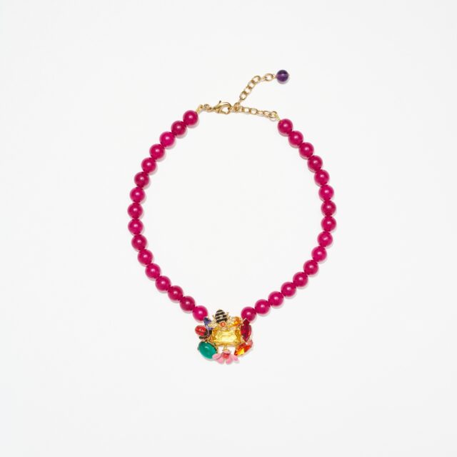 COLLIER MEDICIS JAUNE