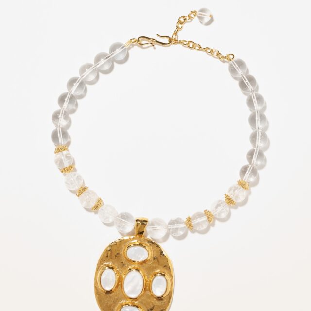 COLLIER NEW GEMS BLANC